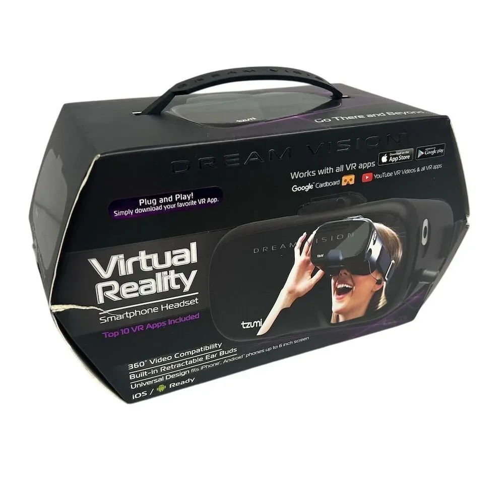 Dream Vision VR Headset‎ w/ Audio & 360 Video for Smartphones